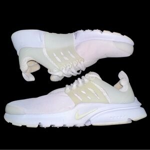Nike Cream and White Athletic Shoes